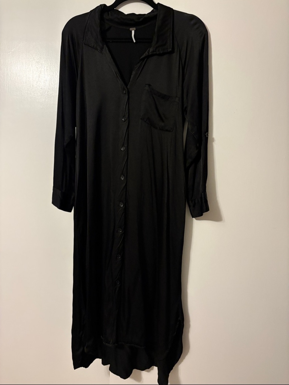 YFB Black Dress Tag Detail - Metal Logo